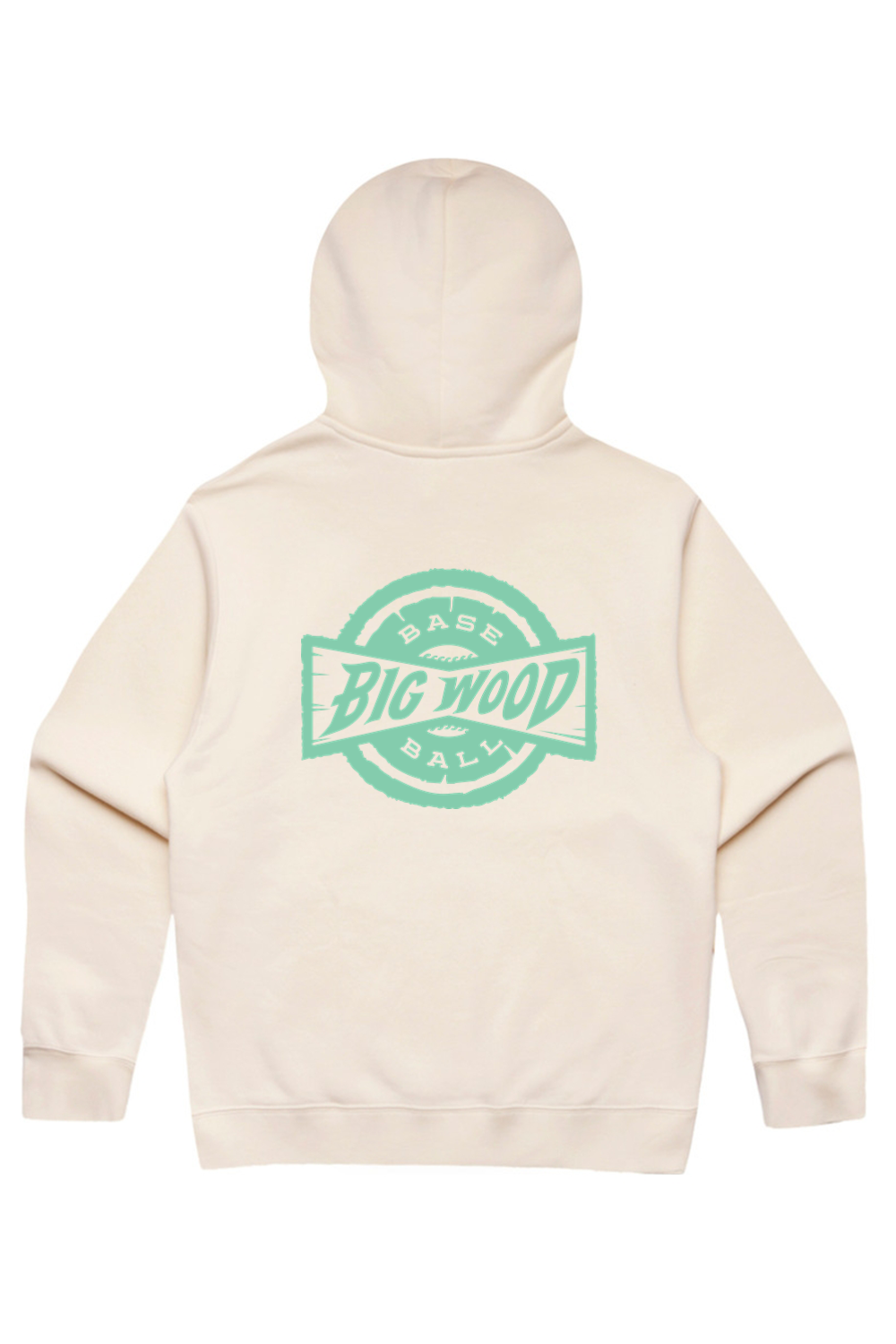 Big Wood Mint Stamp Relaxed Fit Hoodie