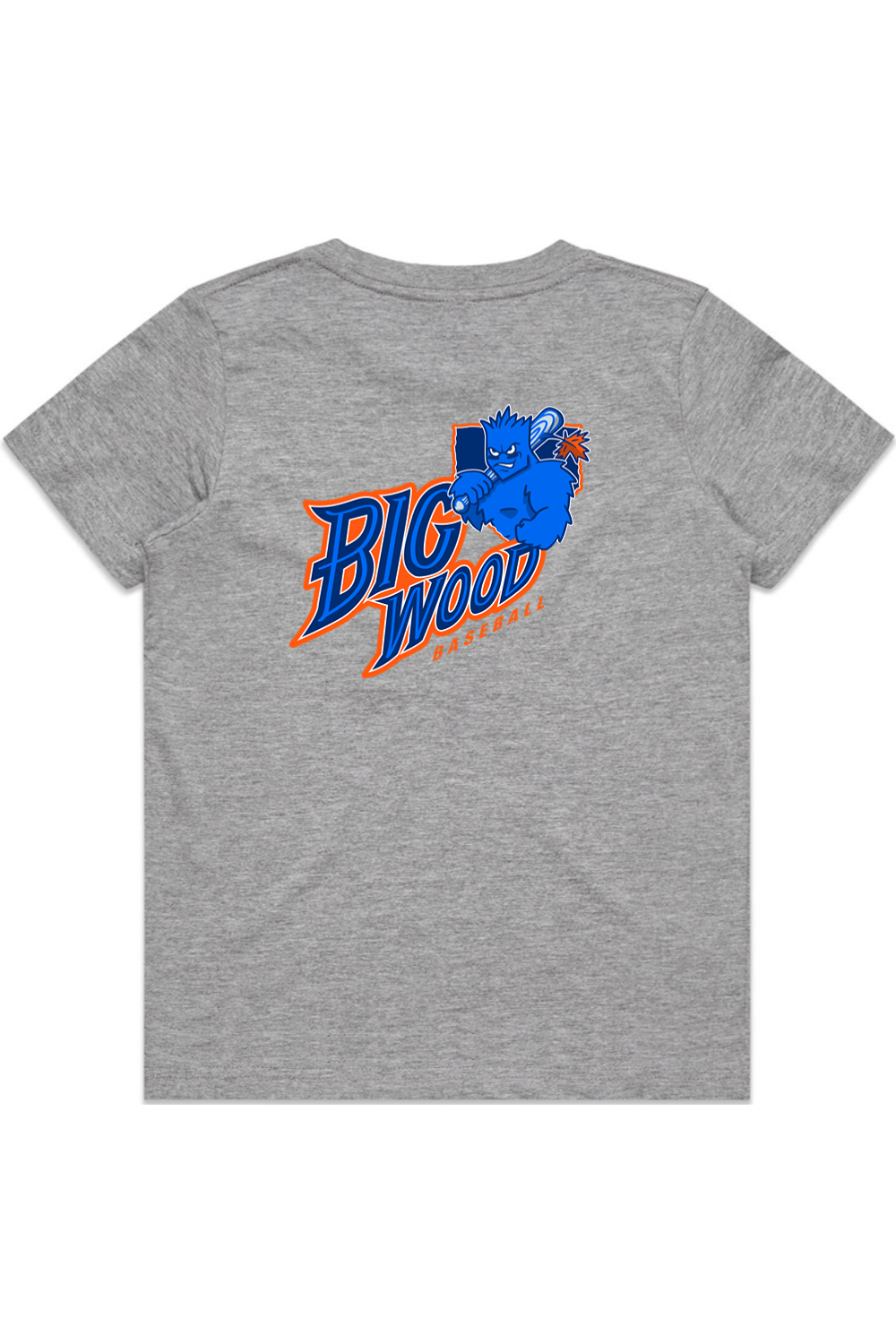 Youth - Big Wood Home Plate Mascot Tee