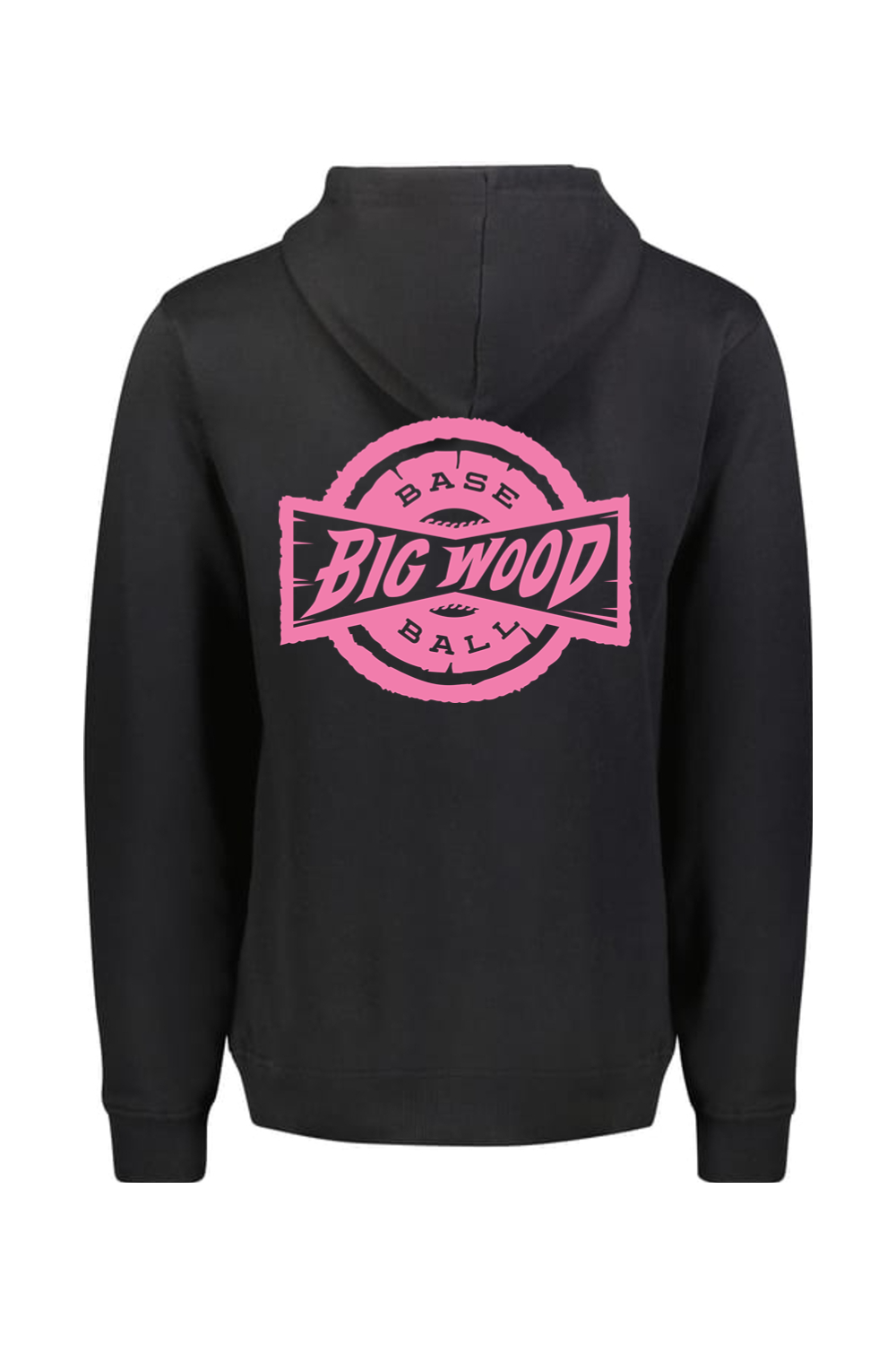 Big Wood Pink Stamp Athletic Fit Hoodie