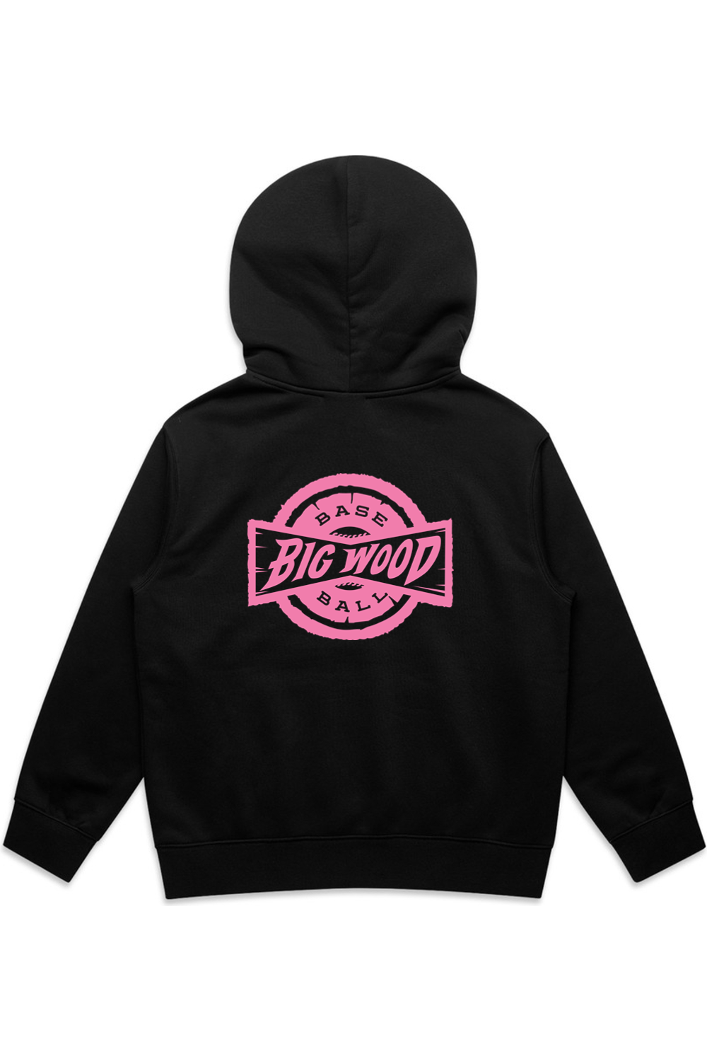 Youth - Big Wood Pink Stamp Relaxed Fit Hoodie