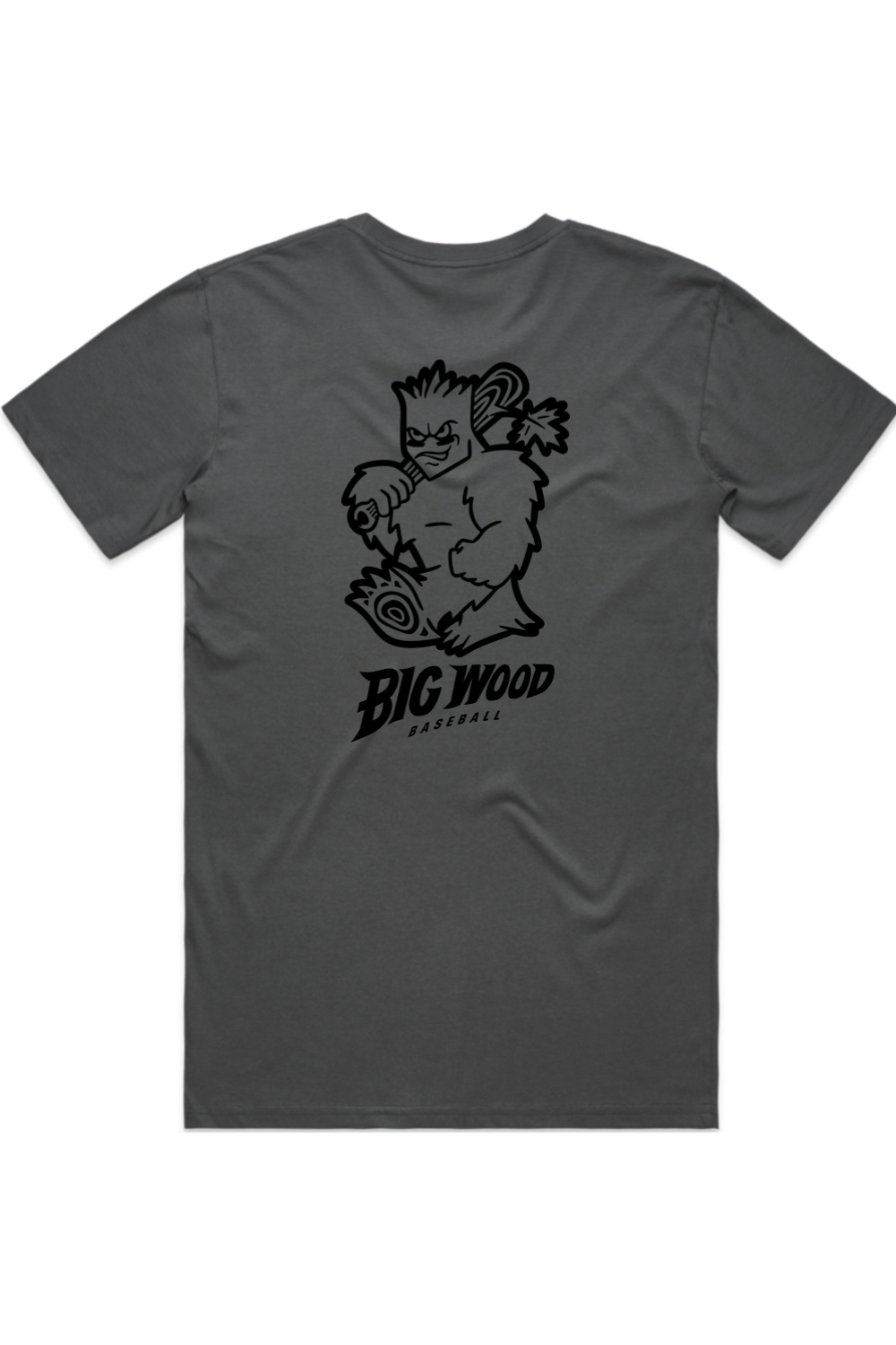 Big Wood Outlined Mascot Tee