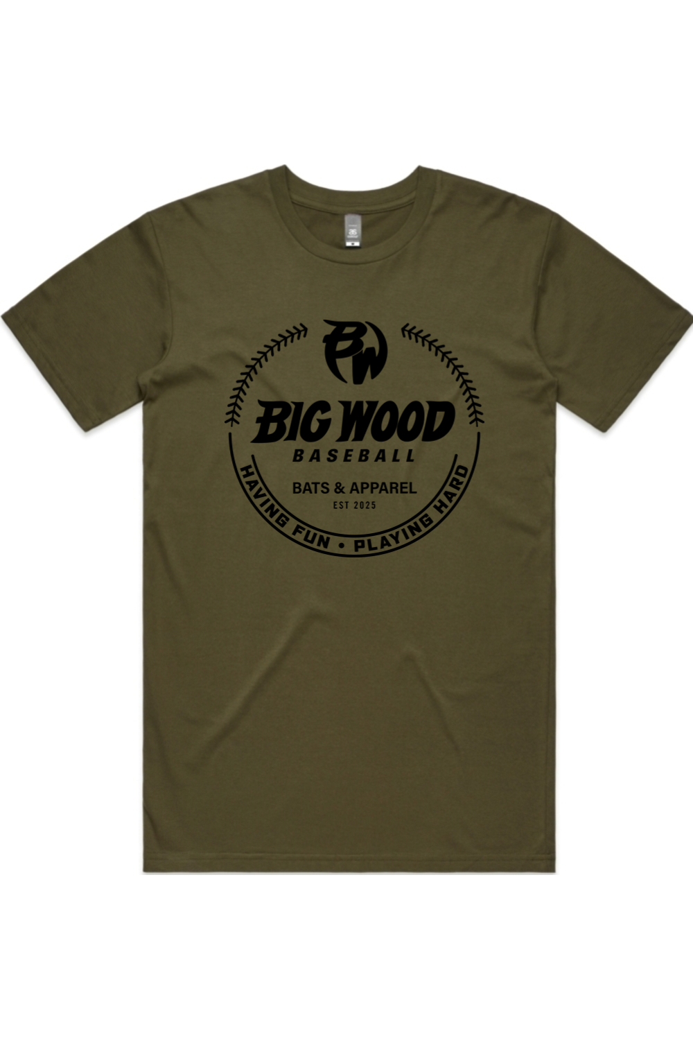 Big Wood Baseball Brand Signature Tee