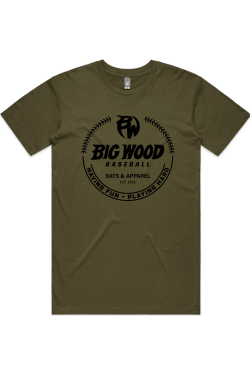 Big Wood Baseball Brand Signature Tee