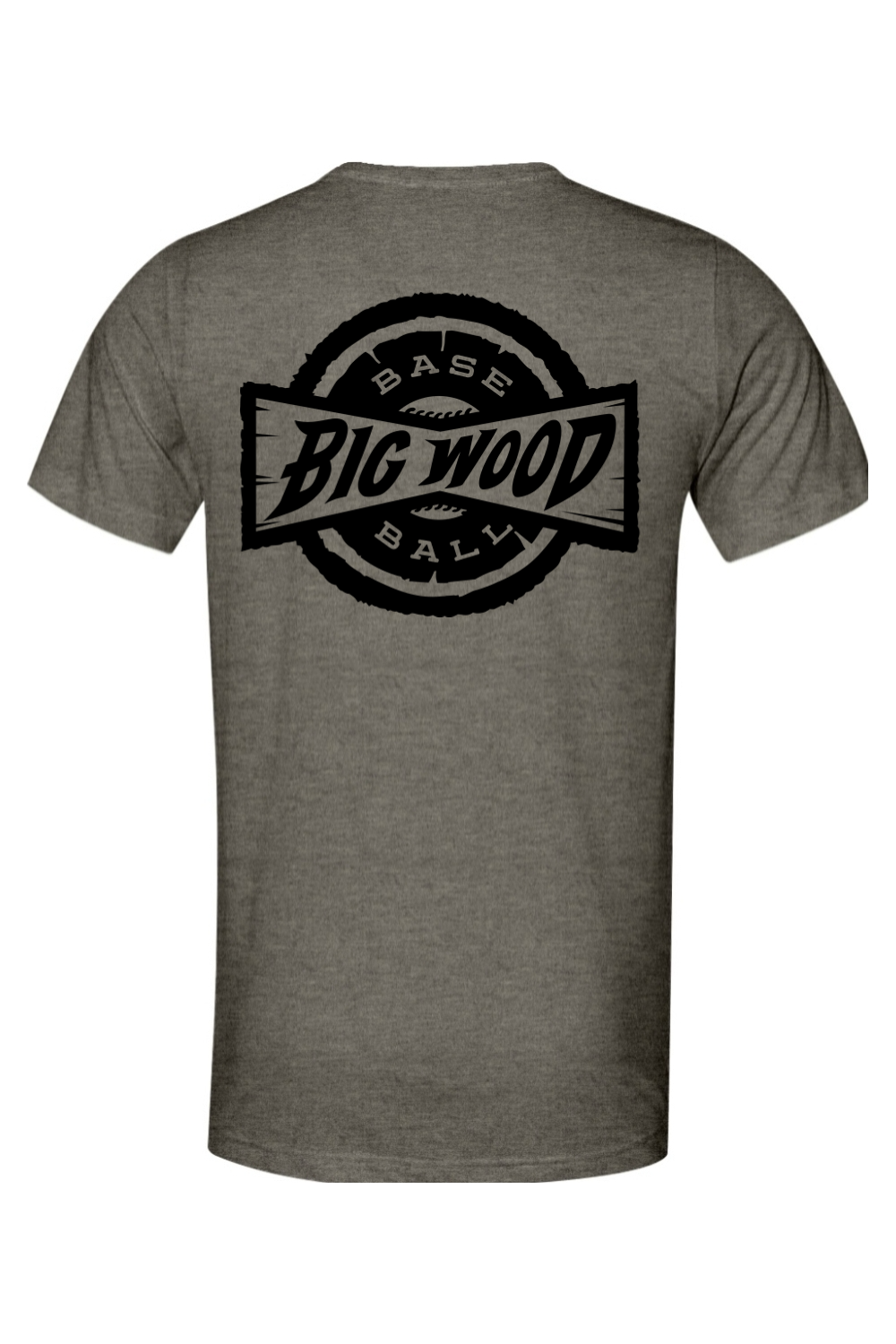 Big Wood Black Stamp Lightweight Tee