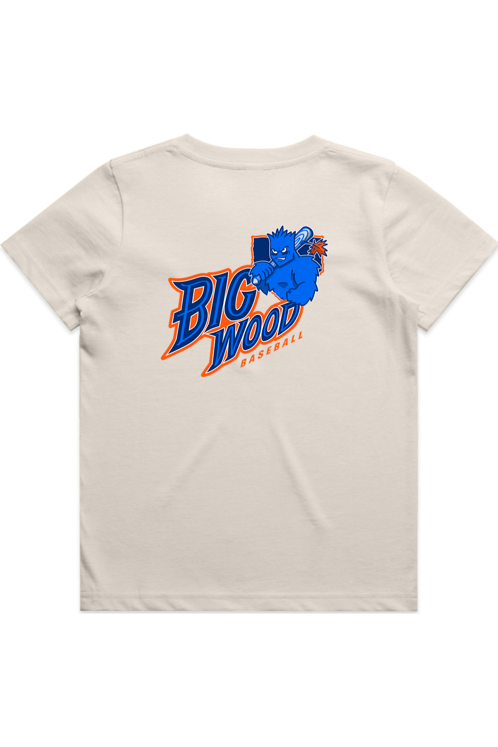 Youth - Big Wood Home Plate Mascot Tee