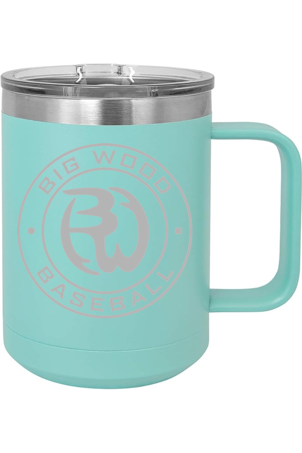 Big Wood Outdoor Stamp Insulated Coffee Mug with Slider Lid