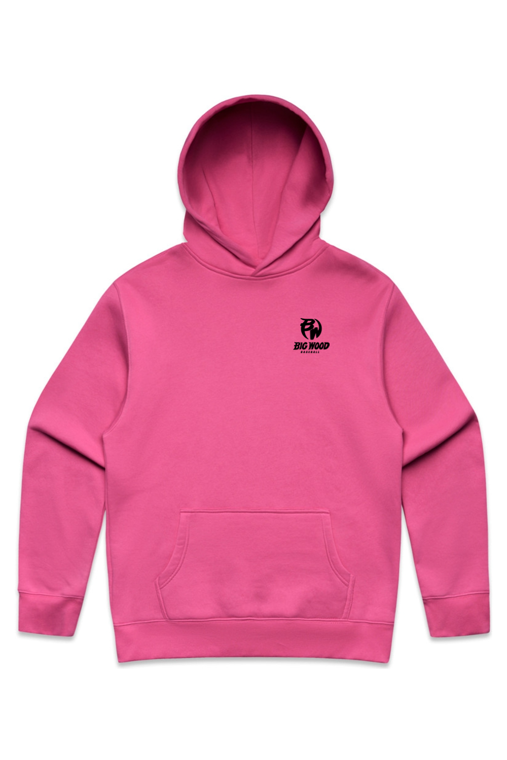 Big Wood Outlined Mascot Relaxed Fit Hoodie