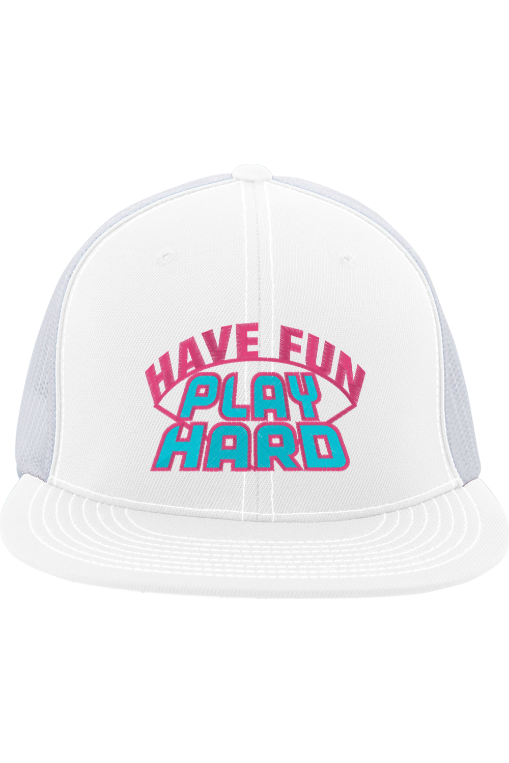 Have Fun Play Hard Flex Trucker Hat