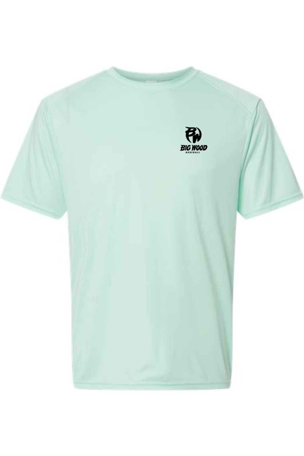 Big Wood Outlined Mascot Performance Tee