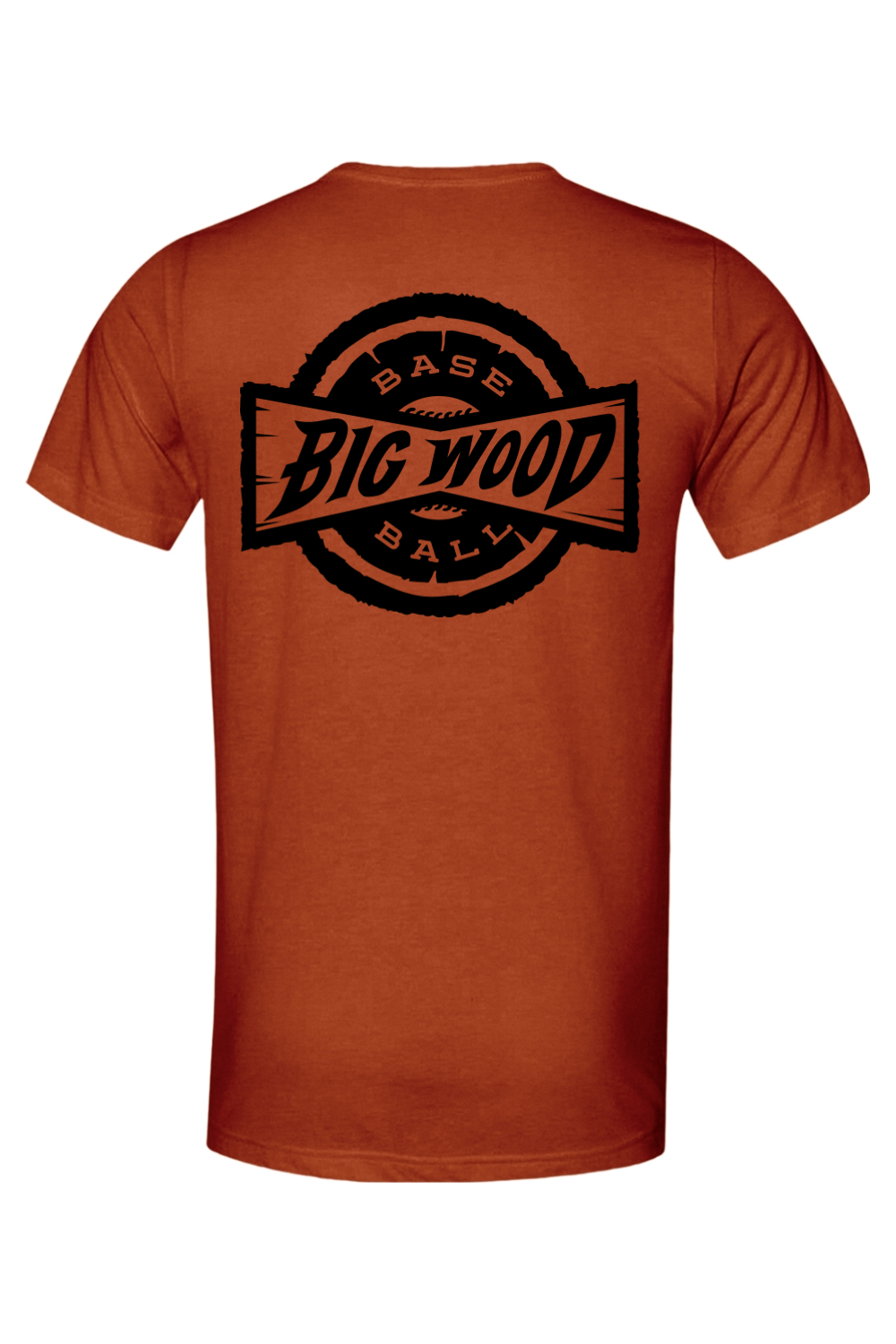 Big Wood Black Stamp Lightweight Tee