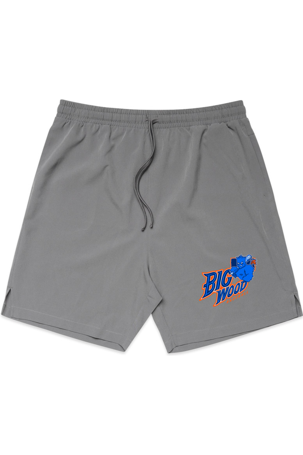 Big Wood Home Plate Mascot Active Shorts