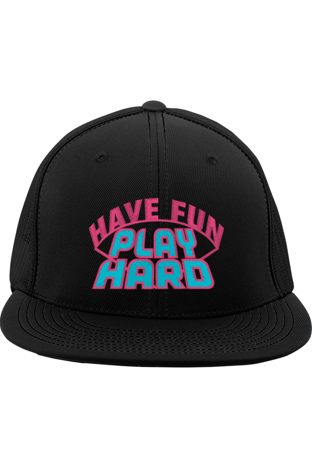 Have Fun Play Hard Flex Trucker Hat