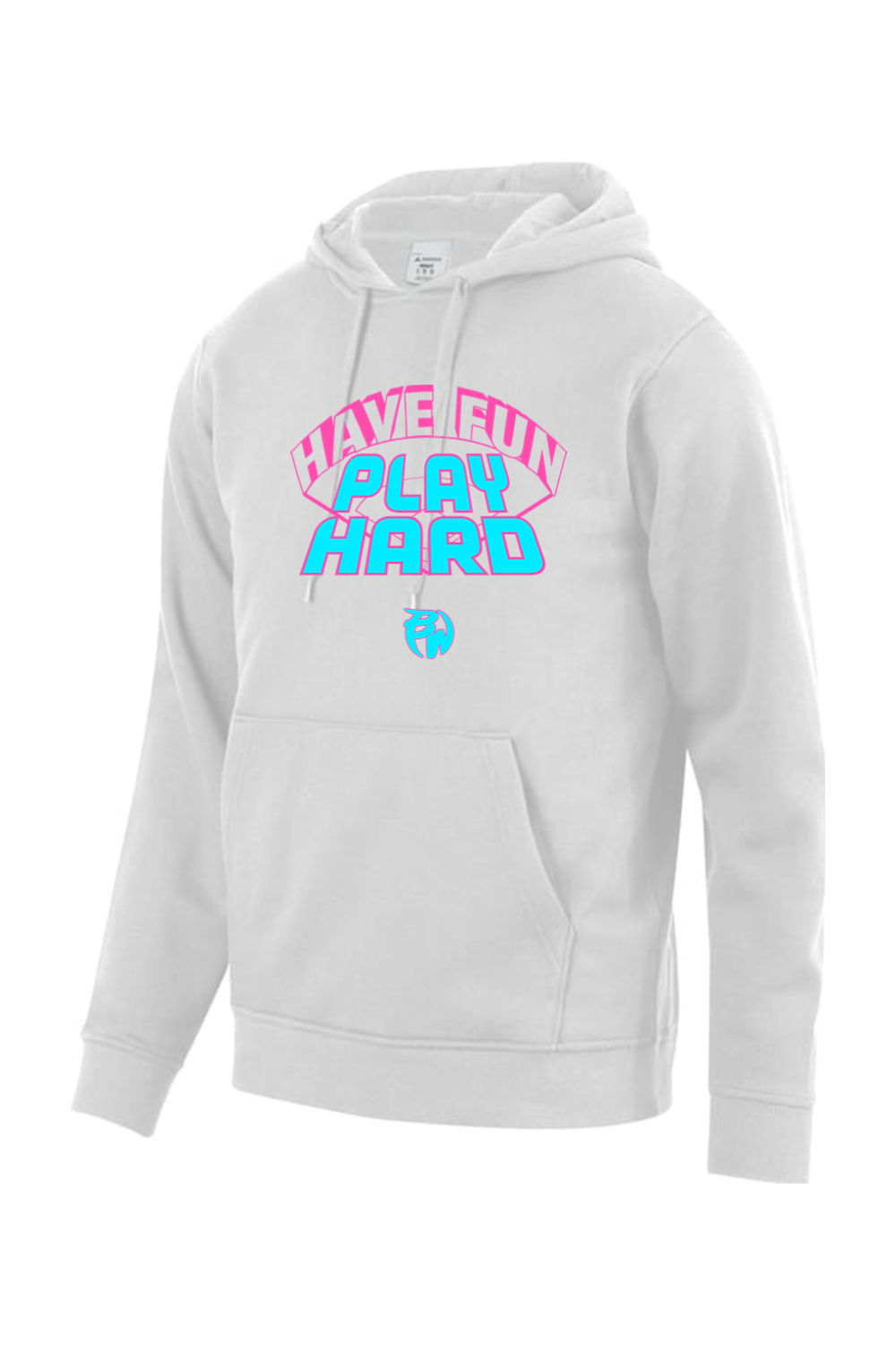Have Fun Play Hard Athletic Fit Hoodie