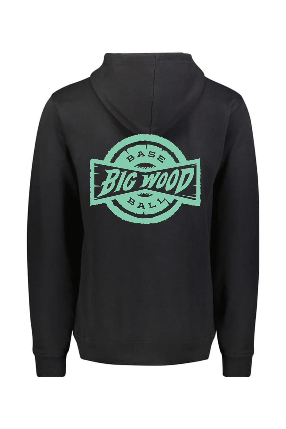 Big Wood Mint Stamp Athletic Fit Hoodie