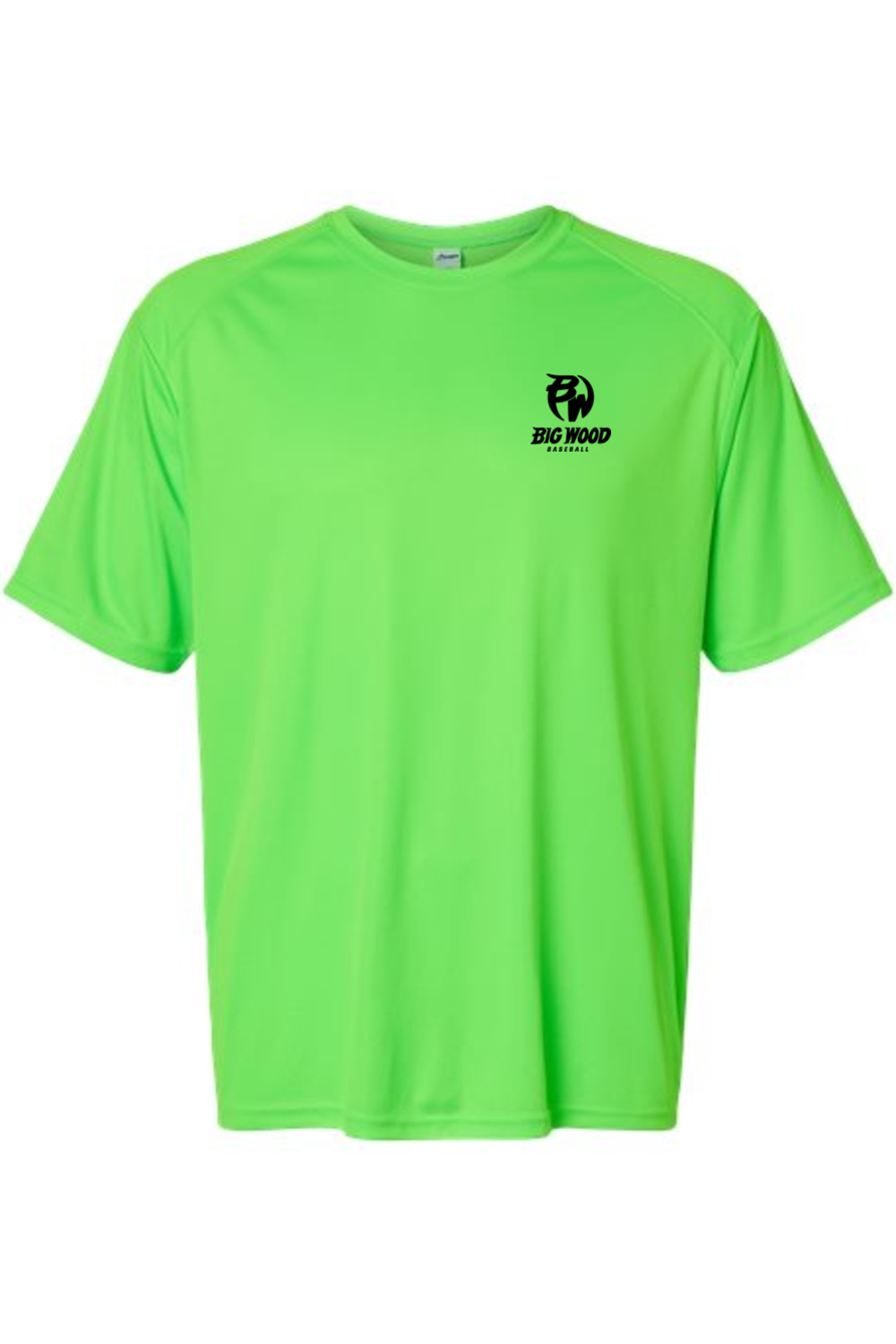 Big Wood Outlined Mascot Performance Tee