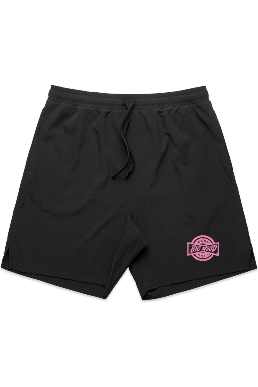 Big Wood Pink Stamp Active Shorts