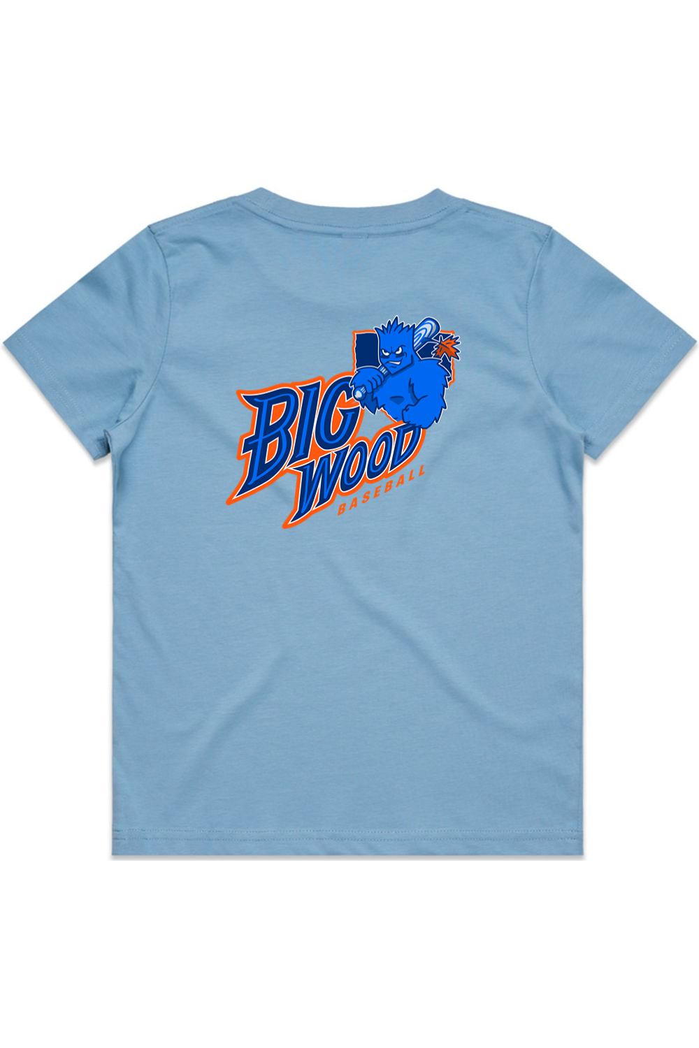 Youth - Big Wood Home Plate Mascot Tee
