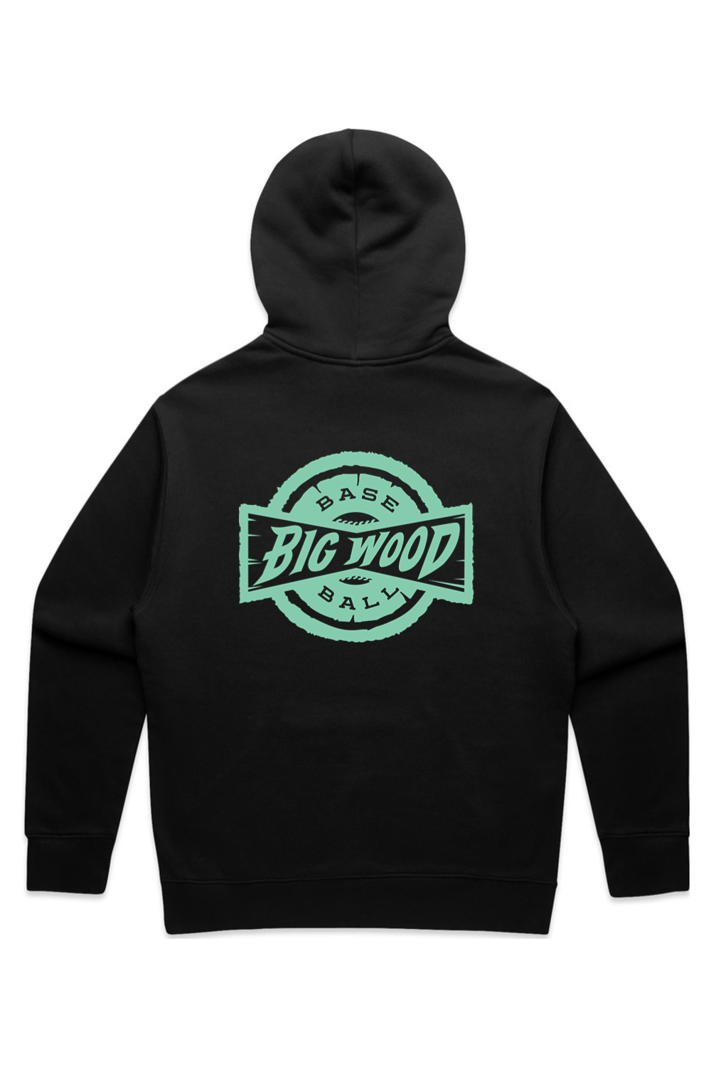 Big Wood Mint Stamp Relaxed Fit Hoodie