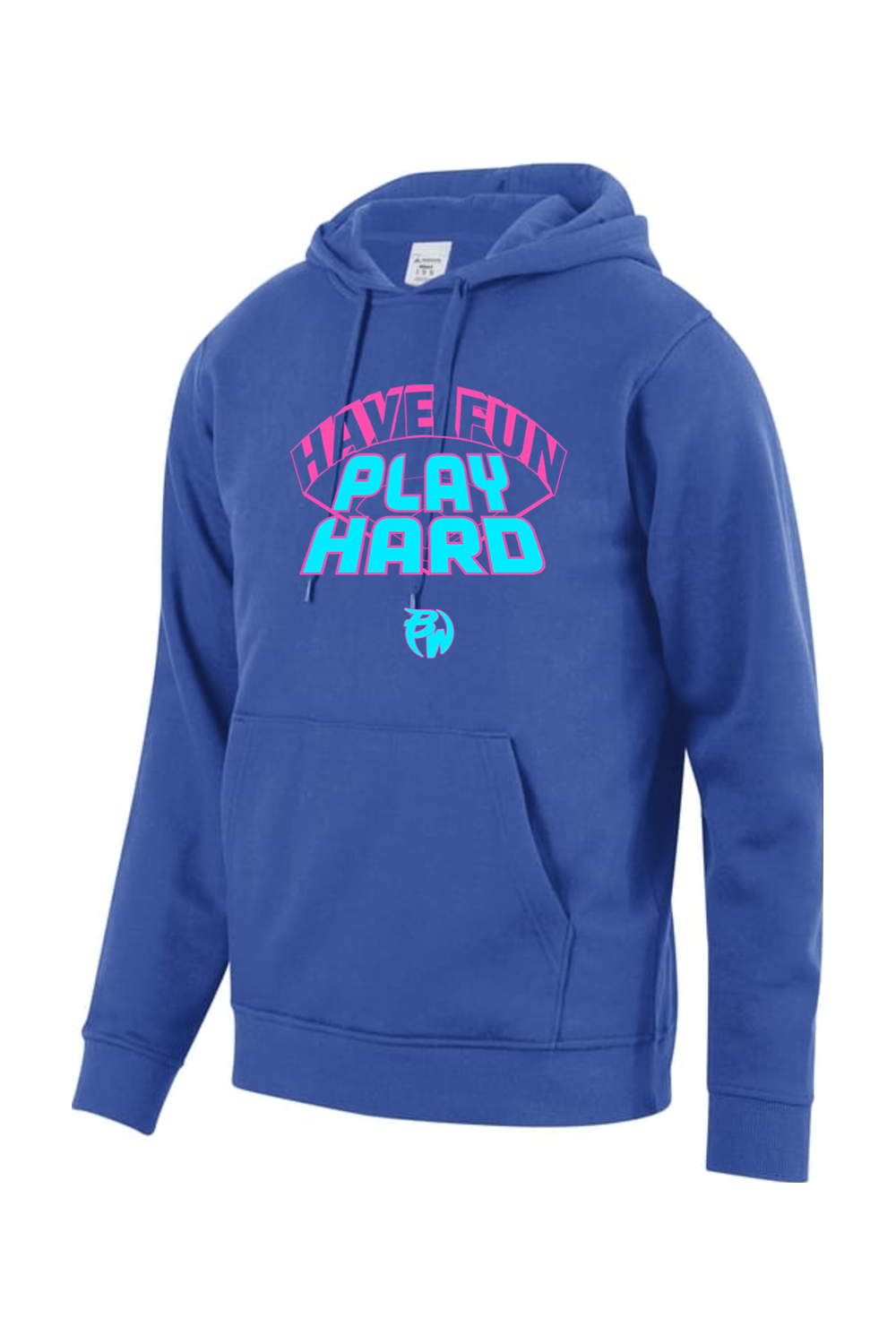 Have Fun Play Hard Athletic Fit Hoodie