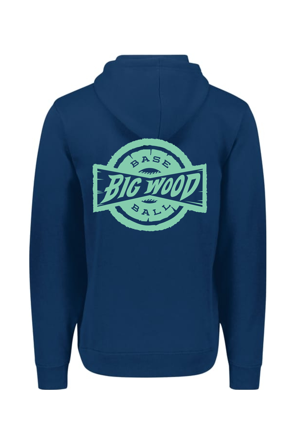 Big Wood Mint Stamp Athletic Fit Hoodie