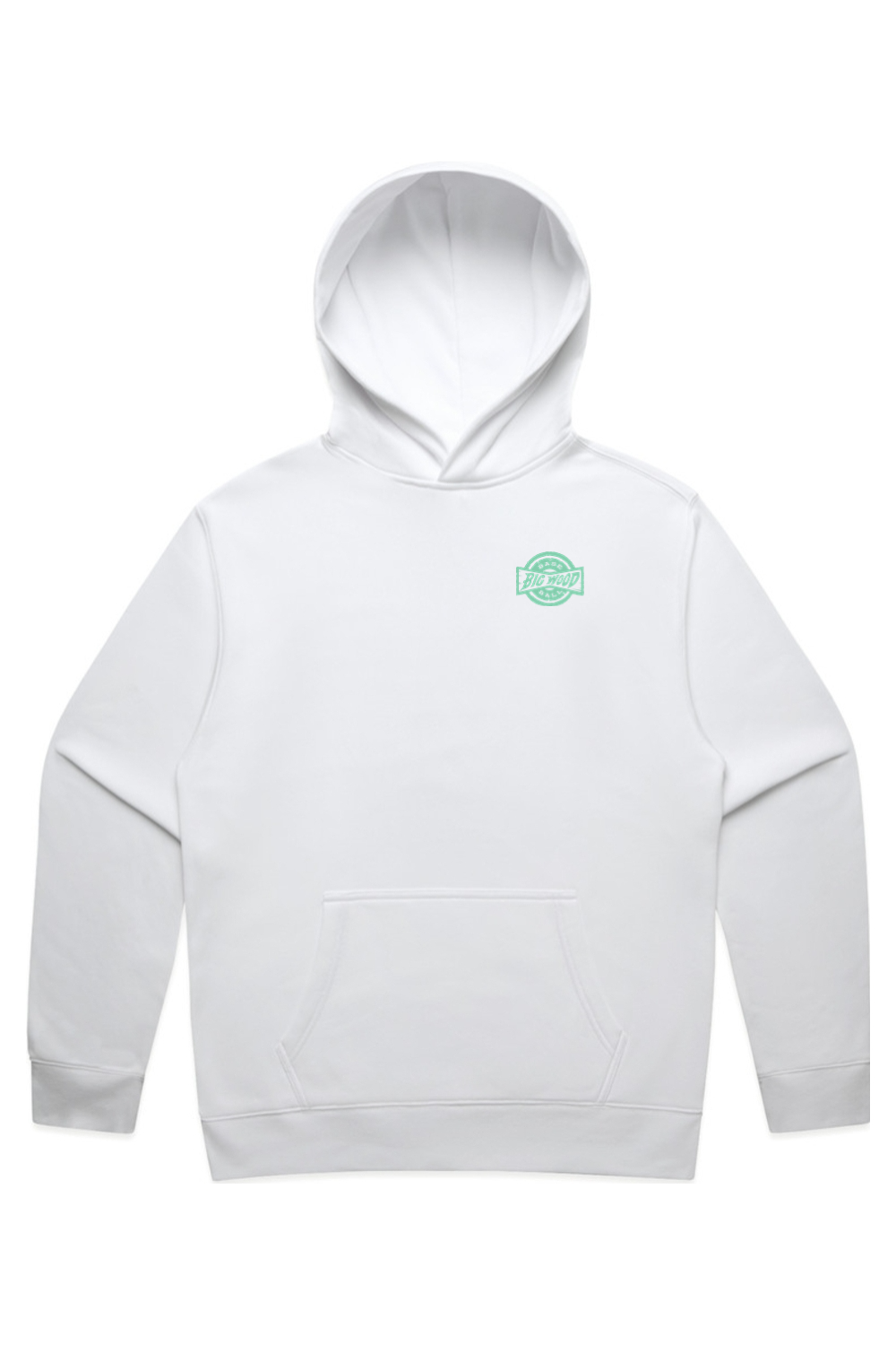 Big Wood Mint Stamp Relaxed Fit Hoodie