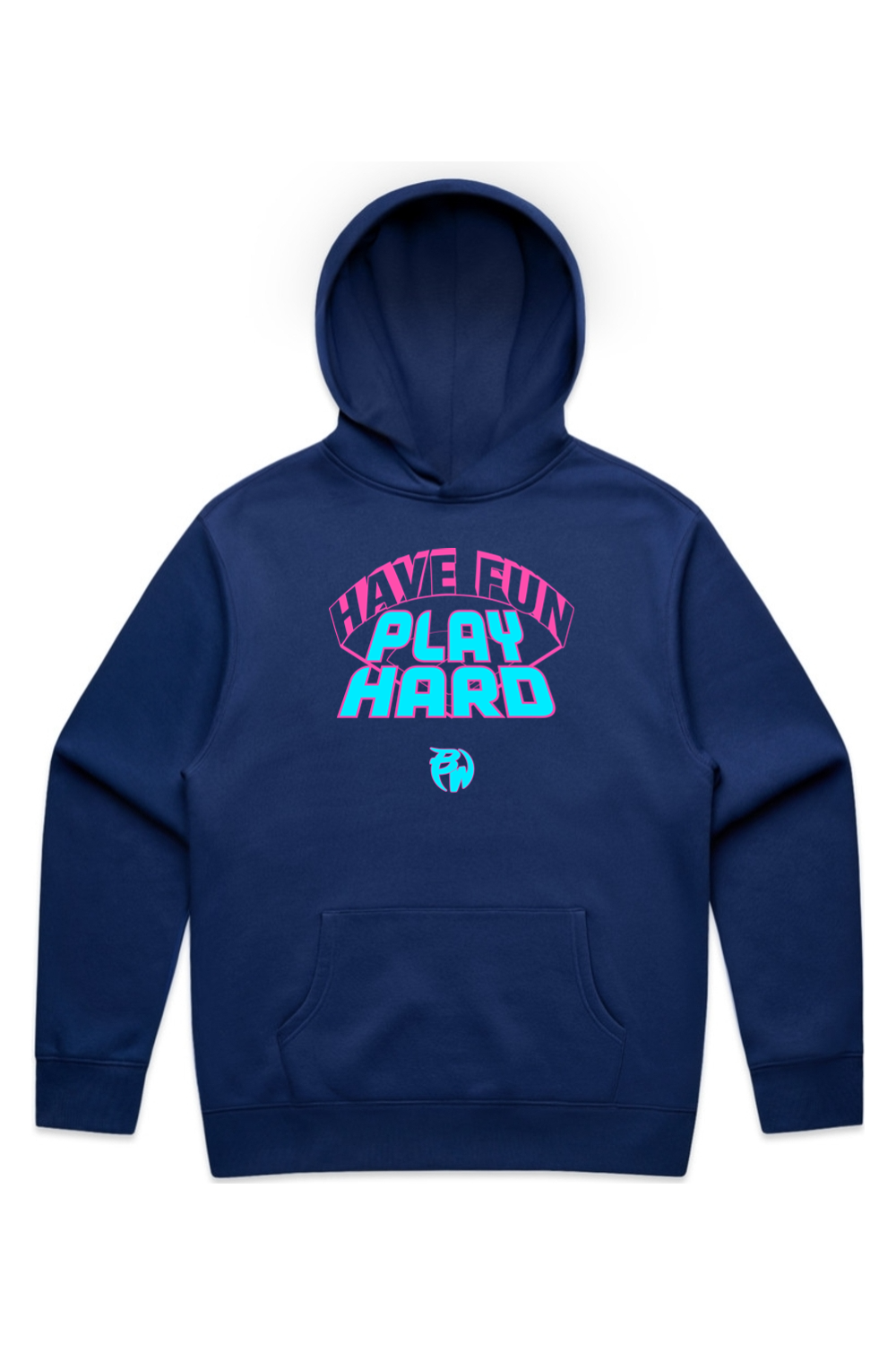 Have Fun Play Hard Relaxed Fit Hoodie