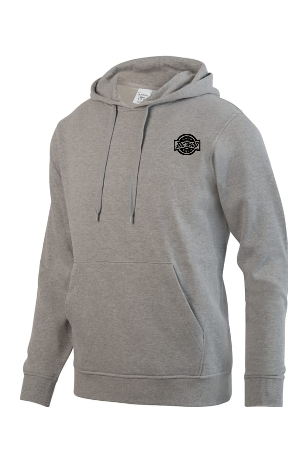 Big Wood Black Stamp Athletic Fit Hoodie