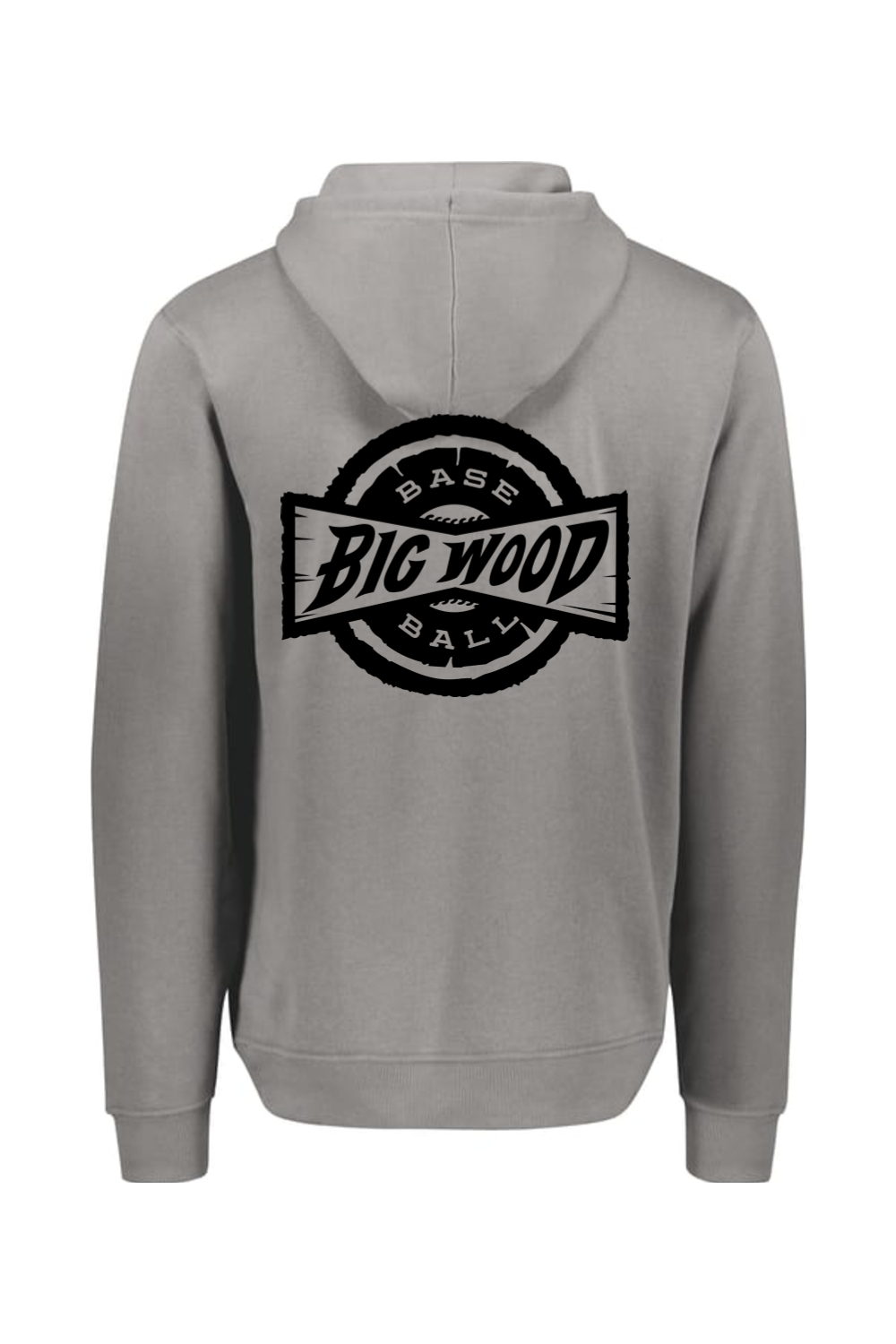 Big Wood Black Stamp Athletic Fit Hoodie