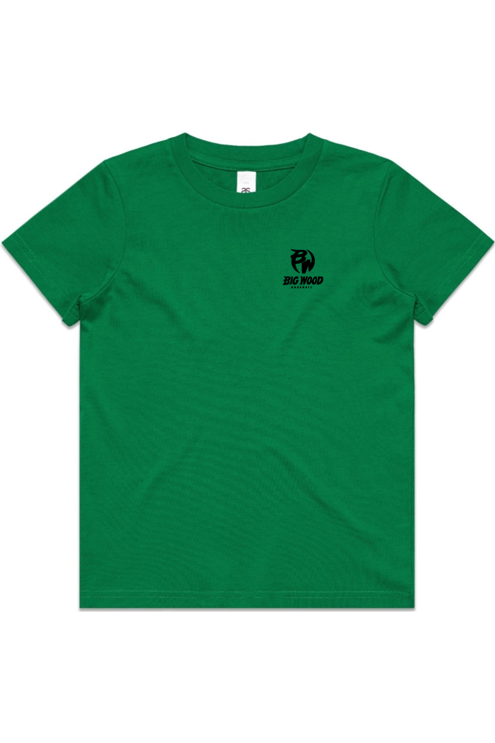 Youth - Big Wood Outlined Mascot Tee