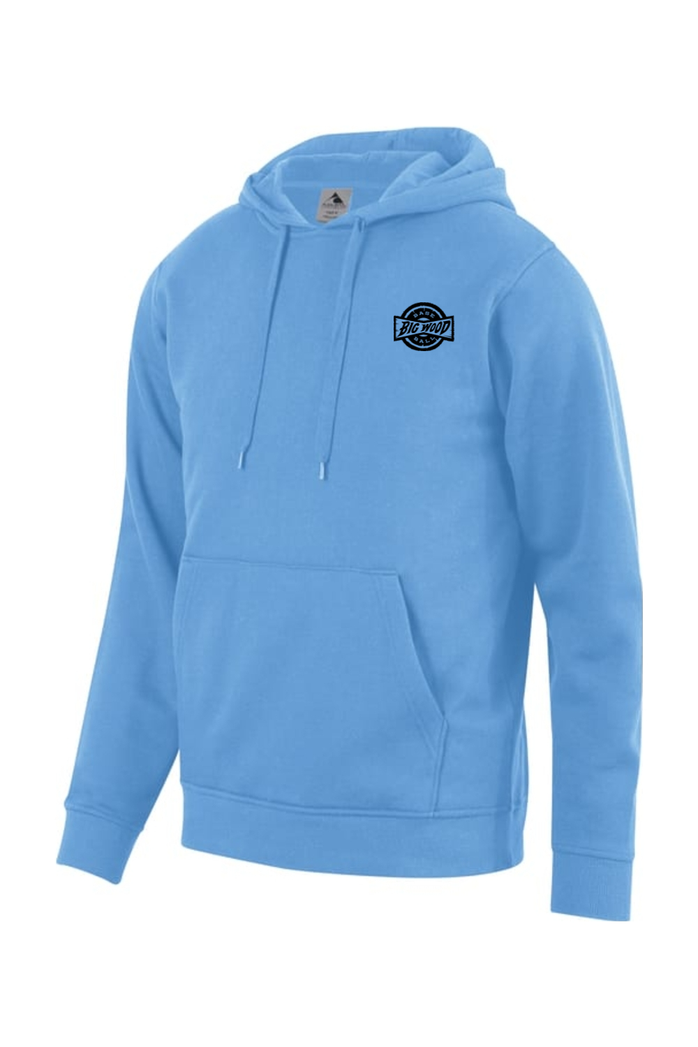 Big Wood Black Stamp Athletic Fit Hoodie