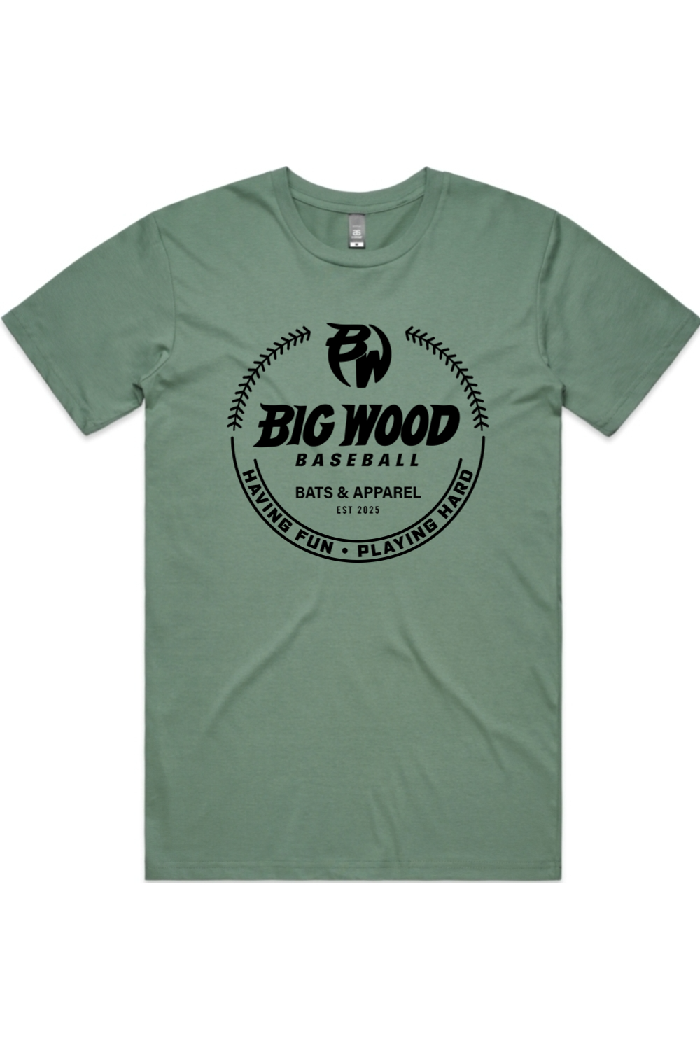 Big Wood Baseball Brand Signature Tee