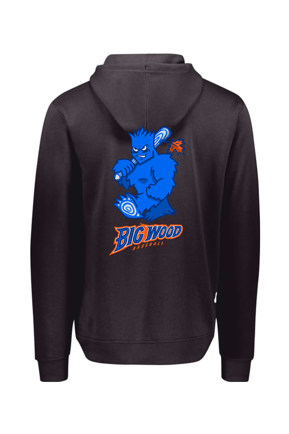 Big Wood Mascot Athletic Fit Hoodie
