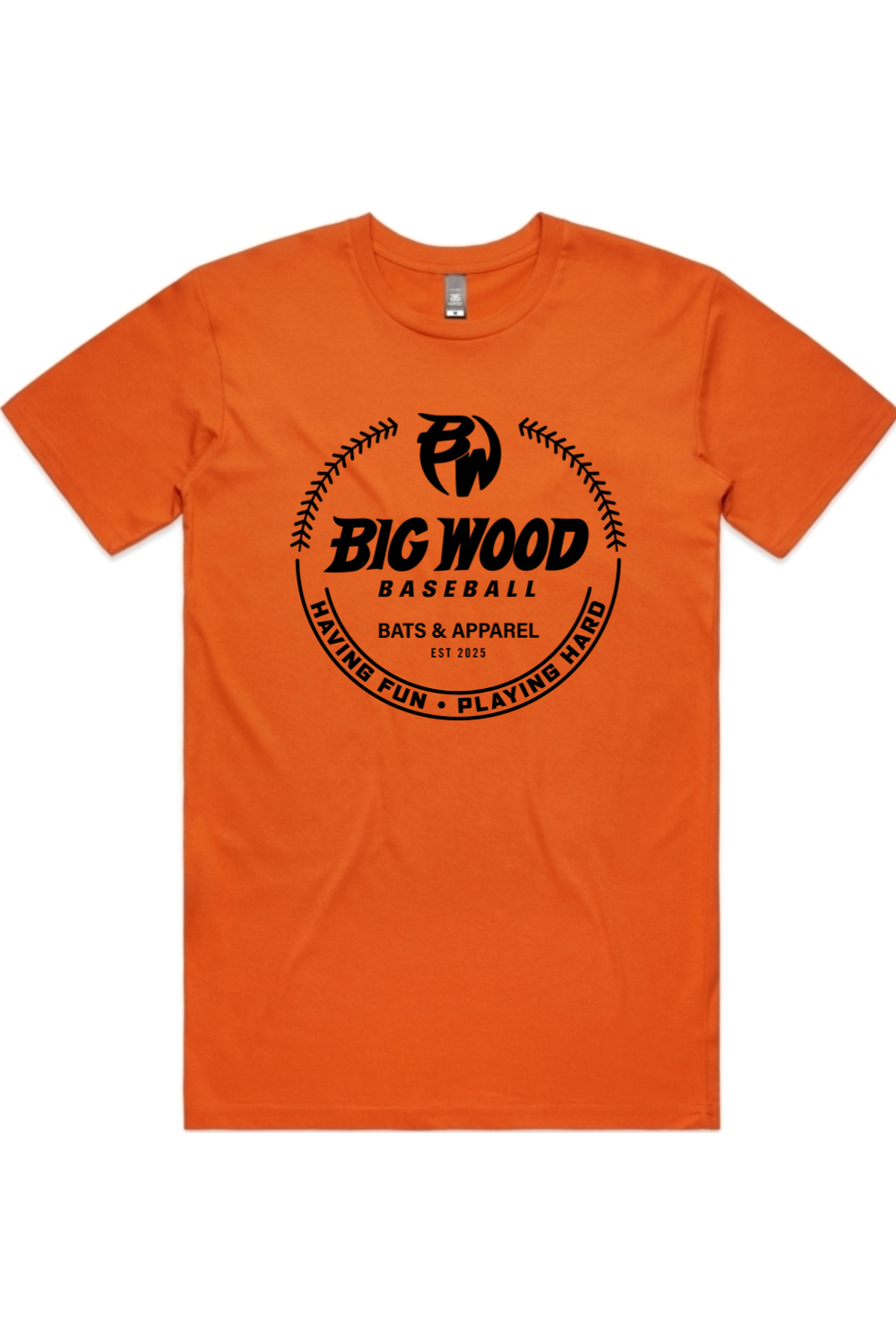 Big Wood Baseball Brand Signature Tee
