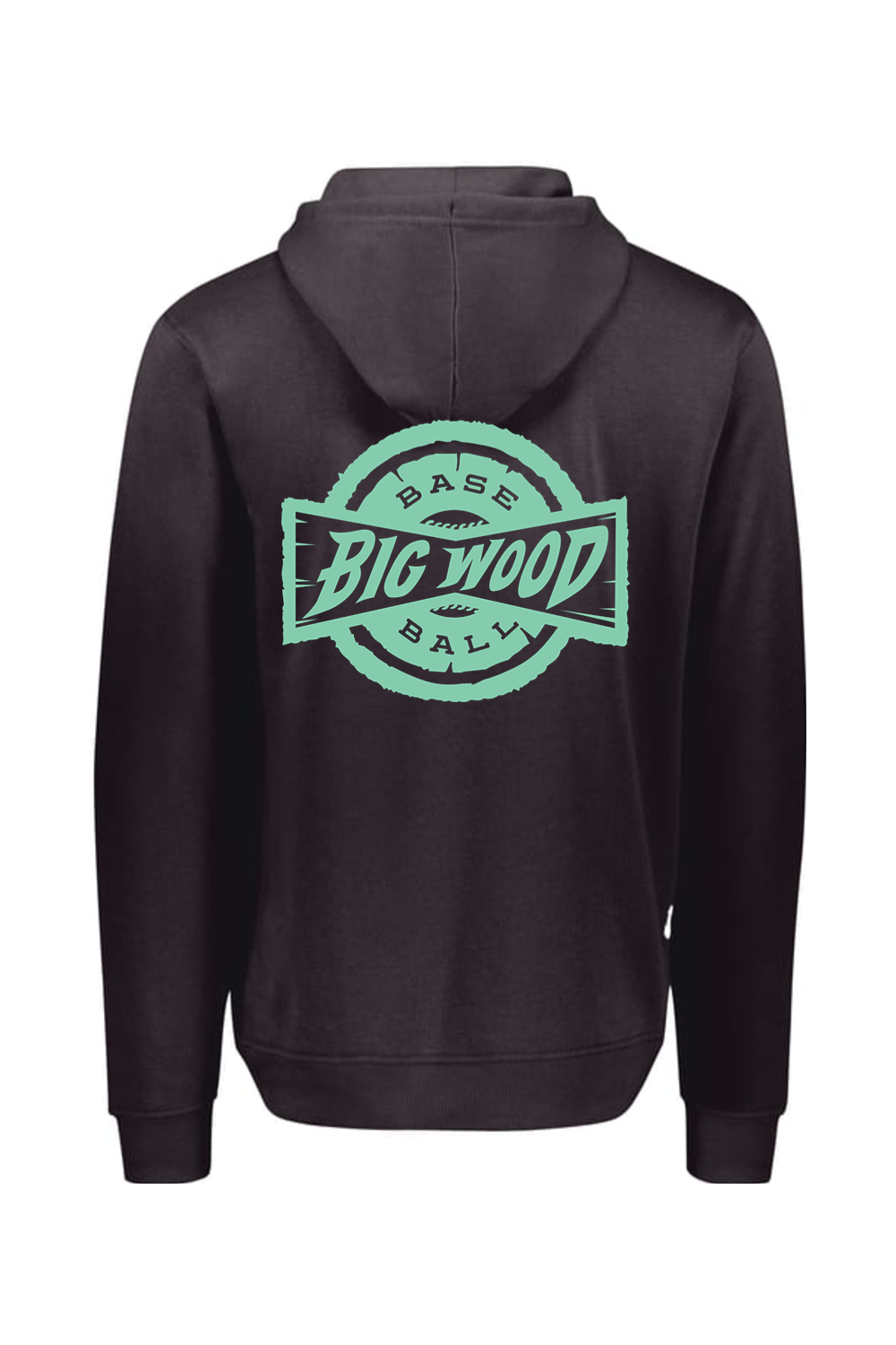Big Wood Mint Stamp Athletic Fit Hoodie