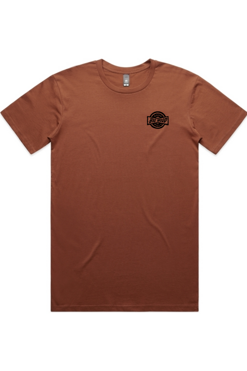 Big Wood Black Stamp Tee