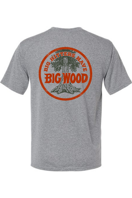Big Hitters Have Big Wood Performance Tee