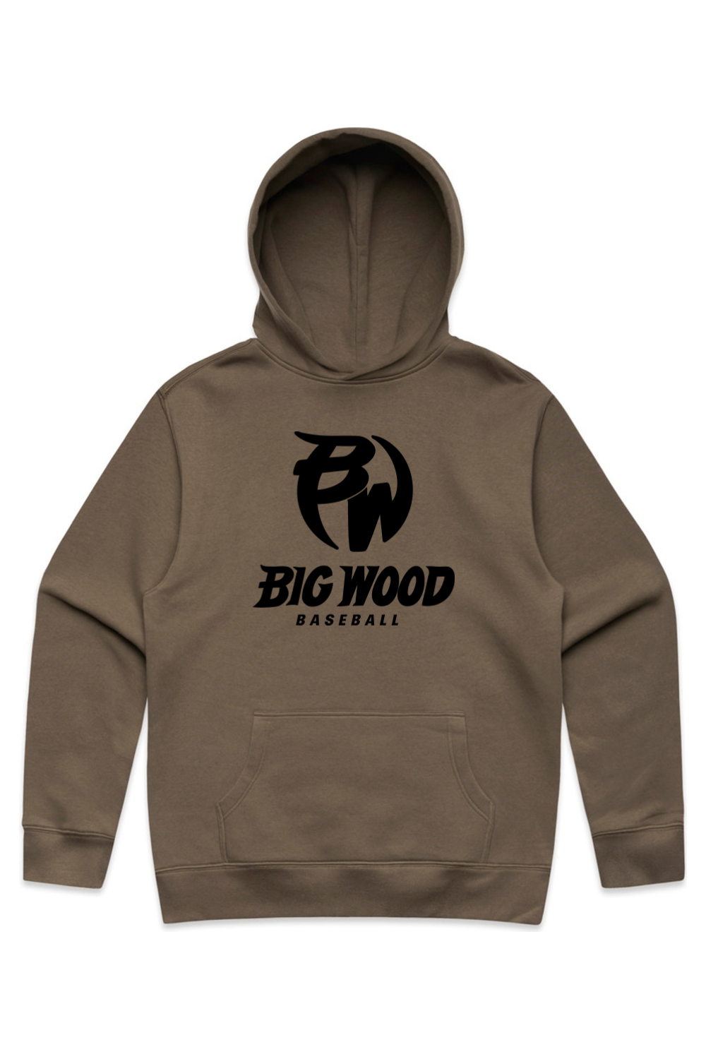 Big Wood Baseball Relaxed Fit Hoodie