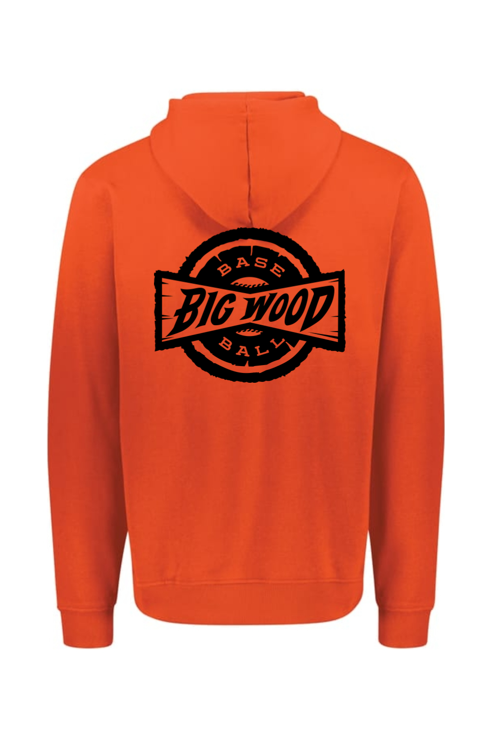 Big Wood Black Stamp Athletic Fit Hoodie