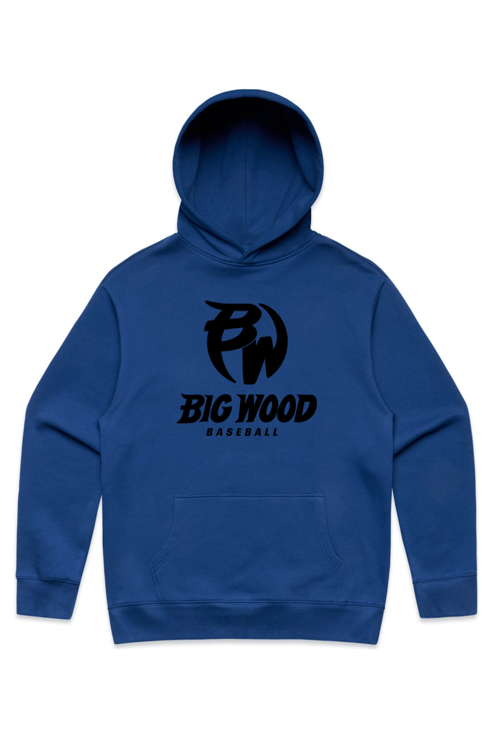 Big Wood Baseball Relaxed Fit Hoodie
