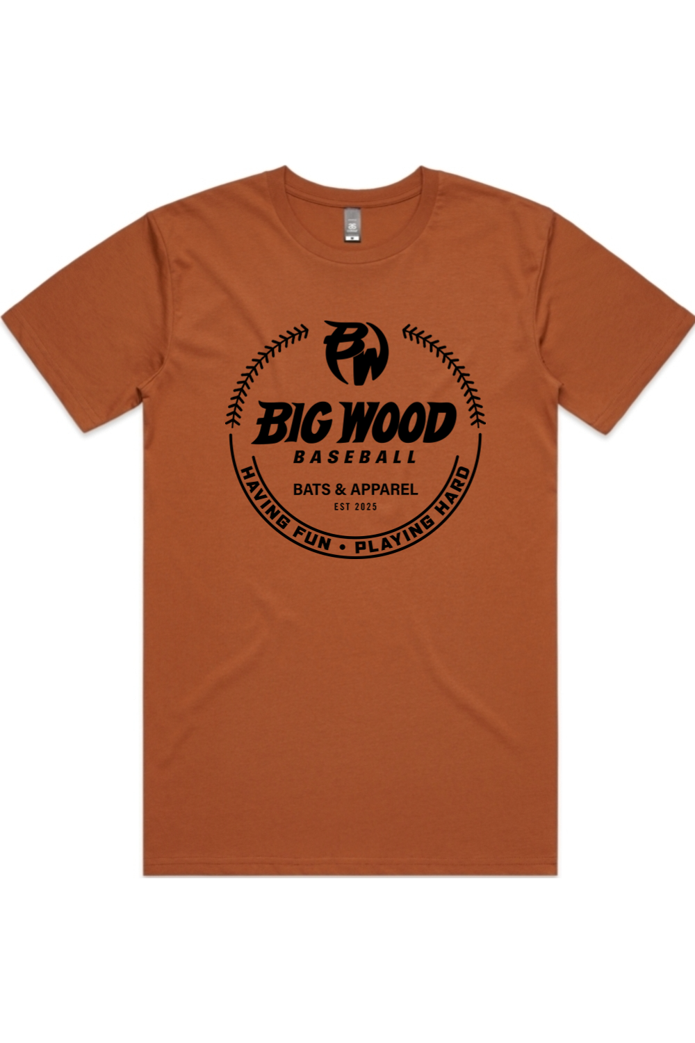 Big Wood Baseball Brand Signature Tee