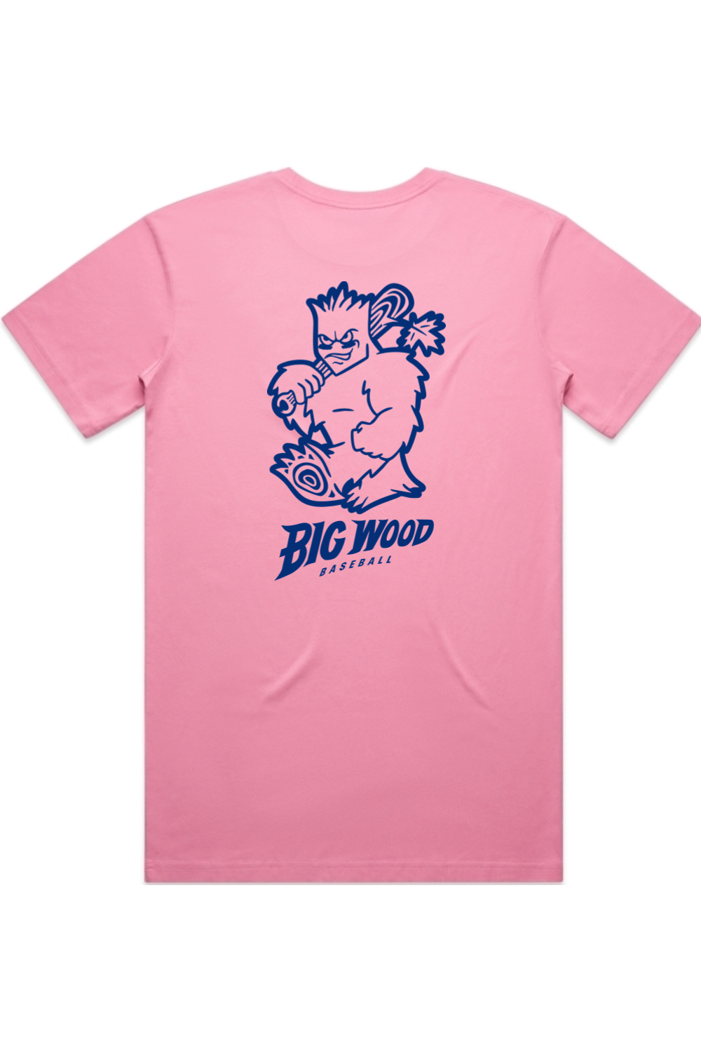 Big Wood Outlined Mascot Tee