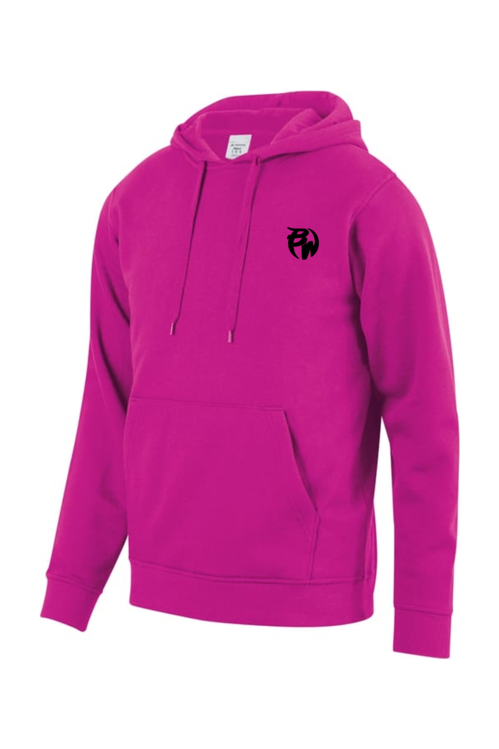Big Wood Outlined Mascot Athletic Fit Hoodie