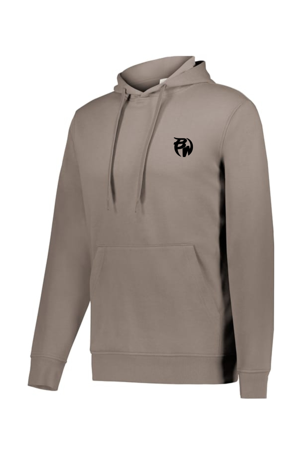 Big Wood Outlined Mascot Athletic Fit Hoodie