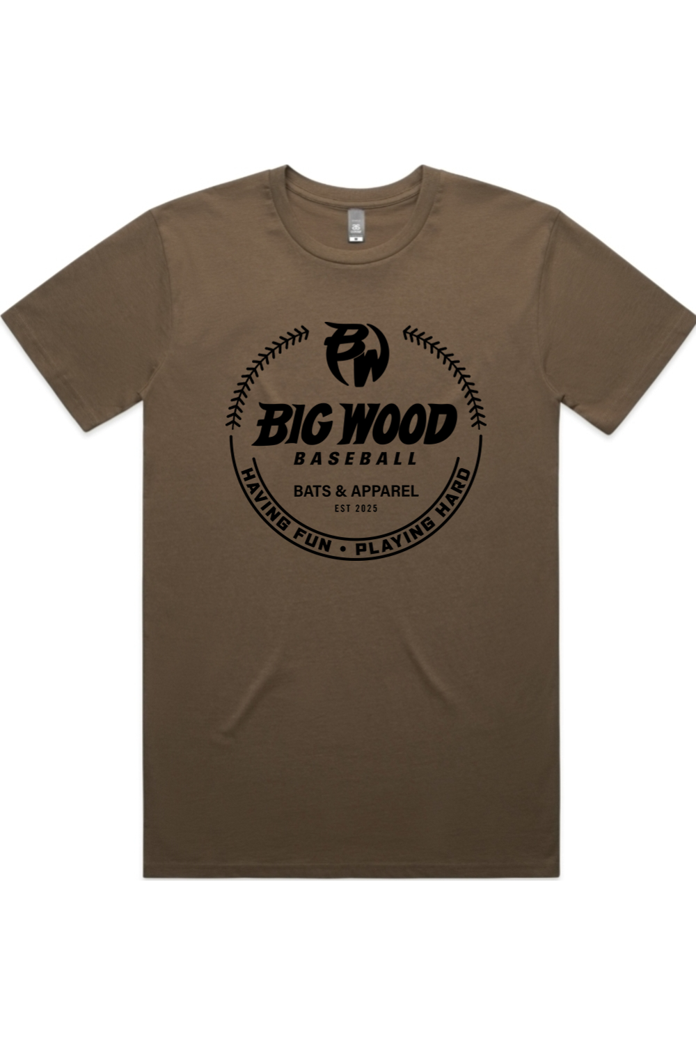 Big Wood Baseball Brand Signature Tee