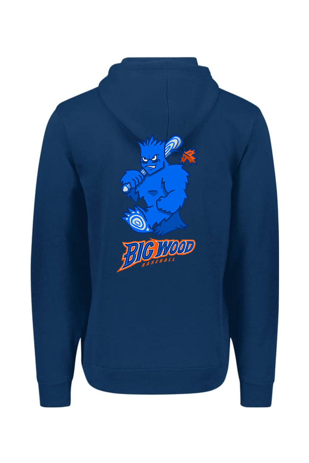 Big Wood Mascot Athletic Fit Hoodie