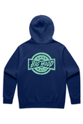 Big Wood Mint Stamp Relaxed Fit Hoodie