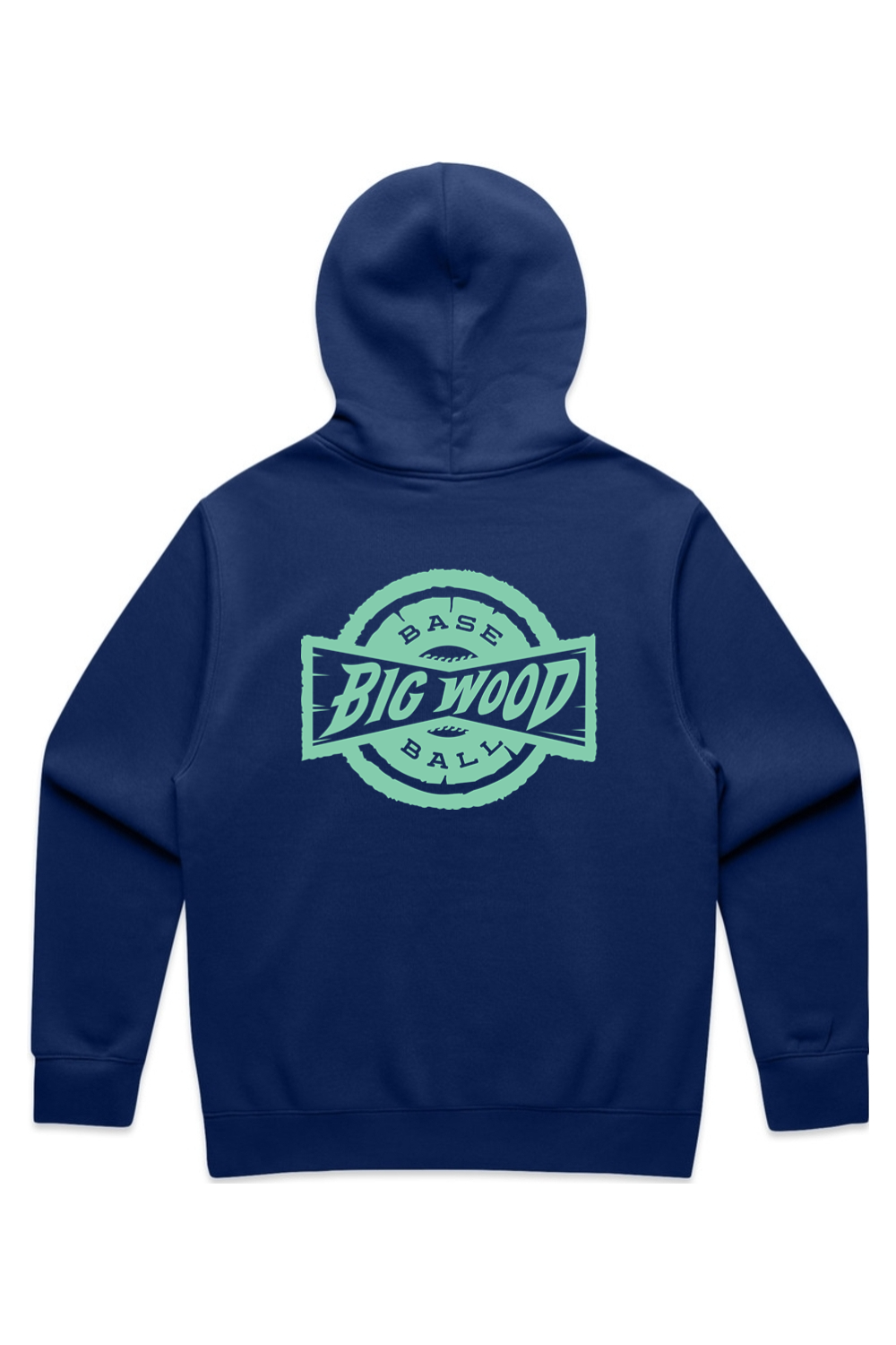 Big Wood Mint Stamp Relaxed Fit Hoodie