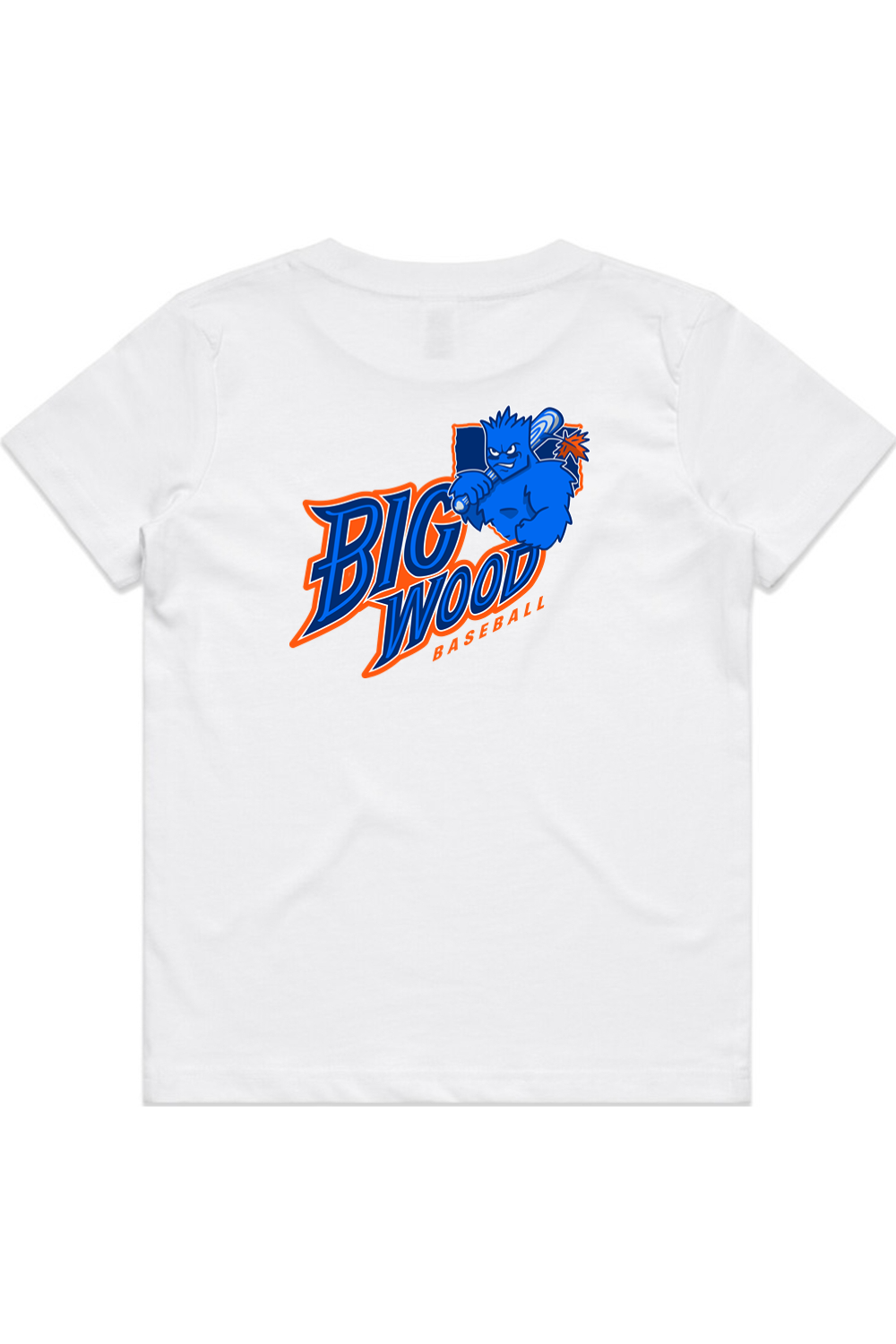 Youth - Big Wood Home Plate Mascot Tee