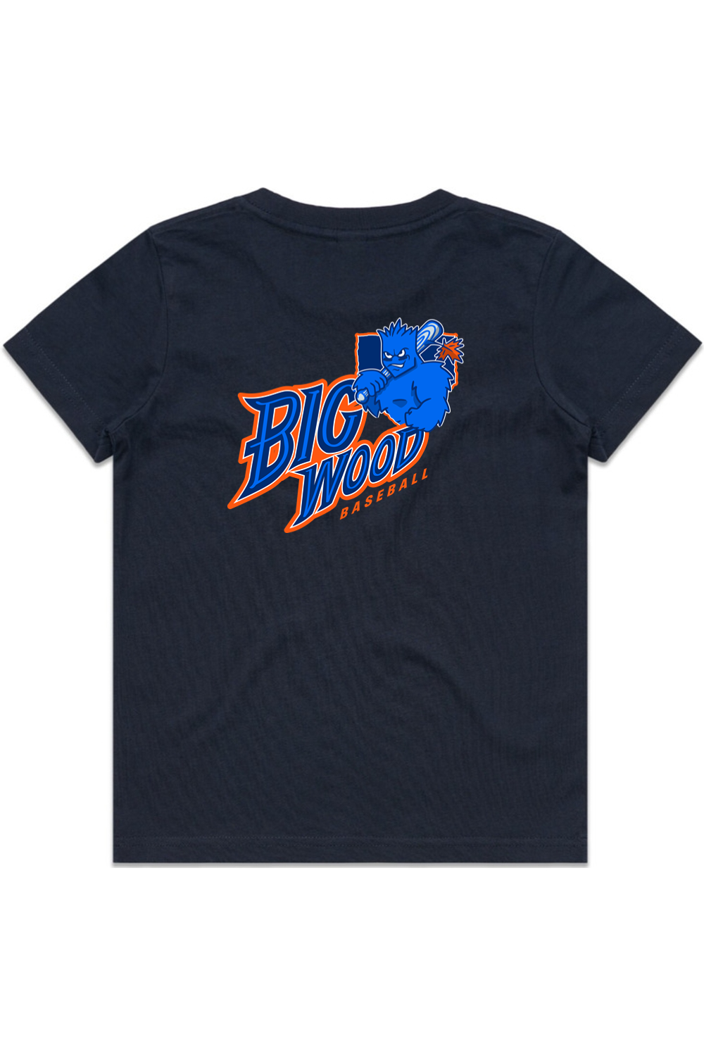 Youth - Big Wood Home Plate Mascot Tee