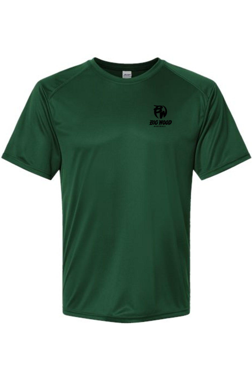 Big Wood Outlined Mascot Performance Tee
